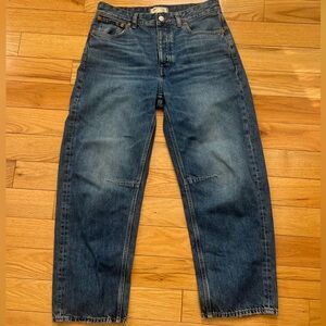 Madewell Darted Barrel Jean